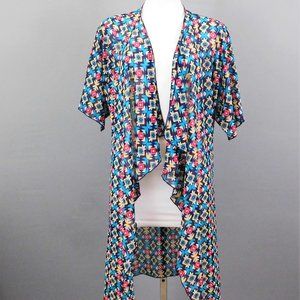 LulaRoe Women Sheer‎ Cardigan Multi S